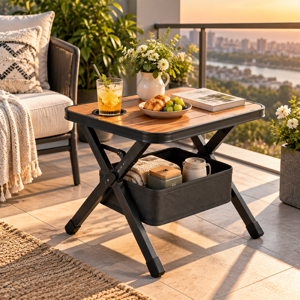 CALVORON® FlexNest™ Premium Foldable Outdoor Side Table
