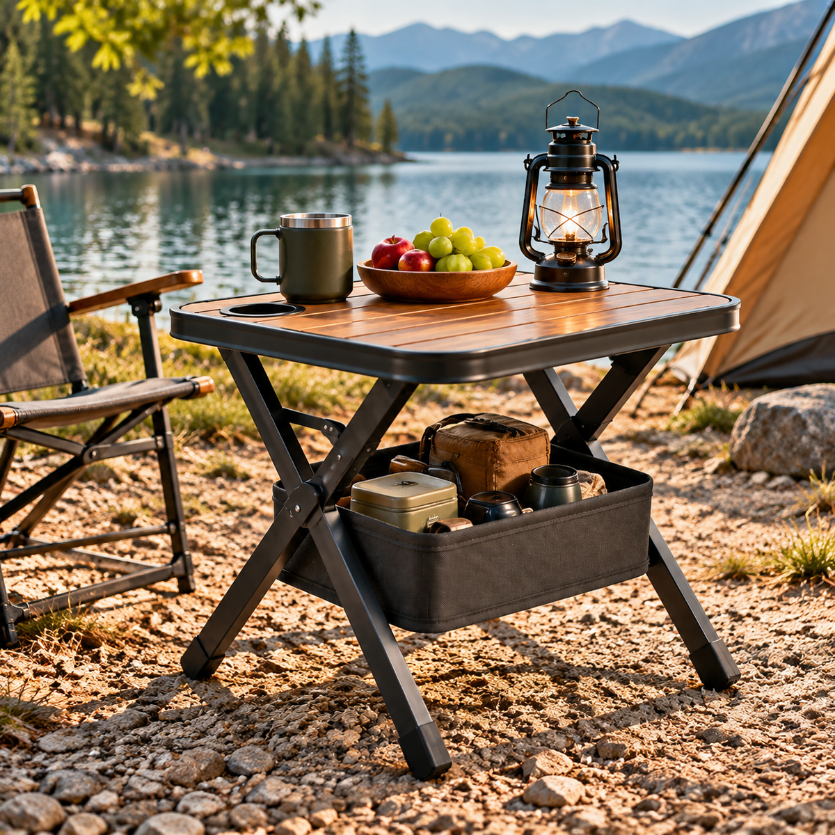 CALVORON® FlexNest™ Premium Foldable Outdoor Side Table