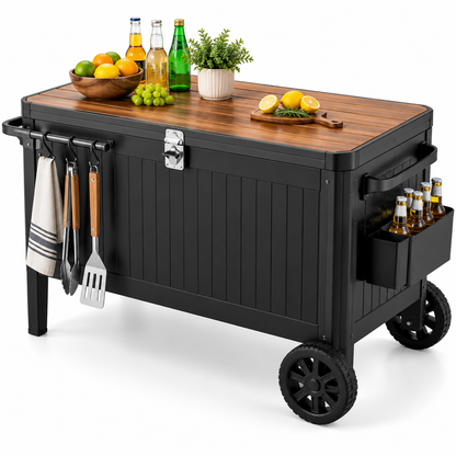 CALVORON® AquaHaven™ Premium Portable Outdoor Cooler Table